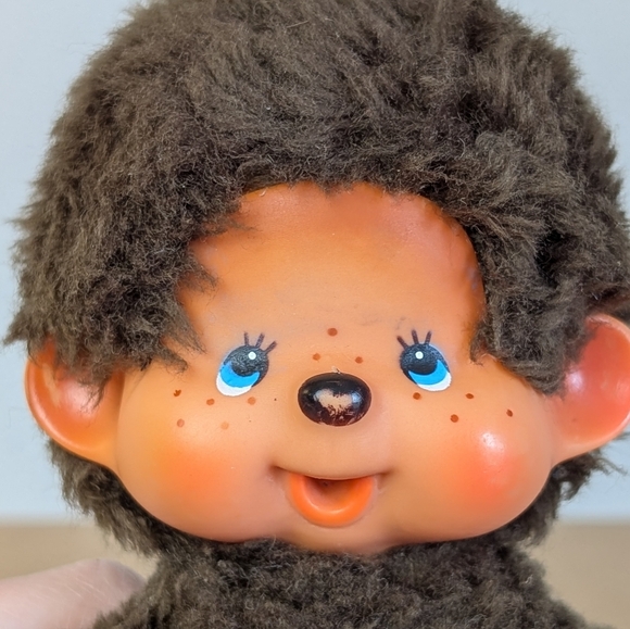 Vintage Monchhichi Thumb Sucking Monkey Duo (Flaws) - Picture 3 of 16